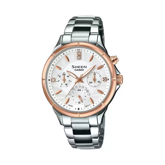 Montres Casio Sheen avec Bracelets élégants en Chaîne