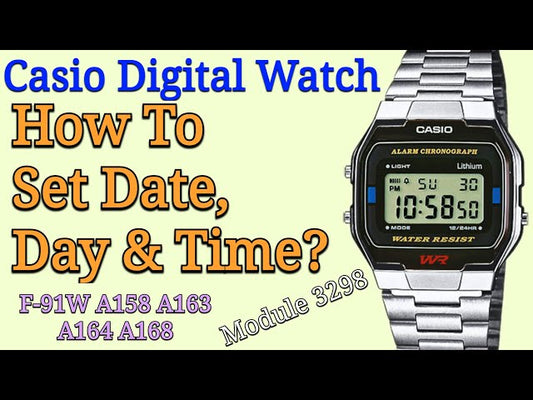 Comment régler l’heure sur une montre Casio