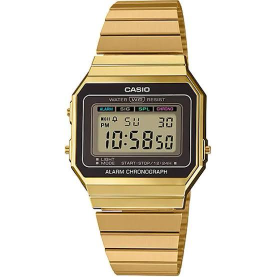 Montres Casio Dorées pour Hommes & Femmes