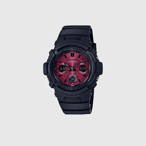 AWR-M100SAR-1ADR Casio Sport analogique-numérique G-Shock noir/rouge