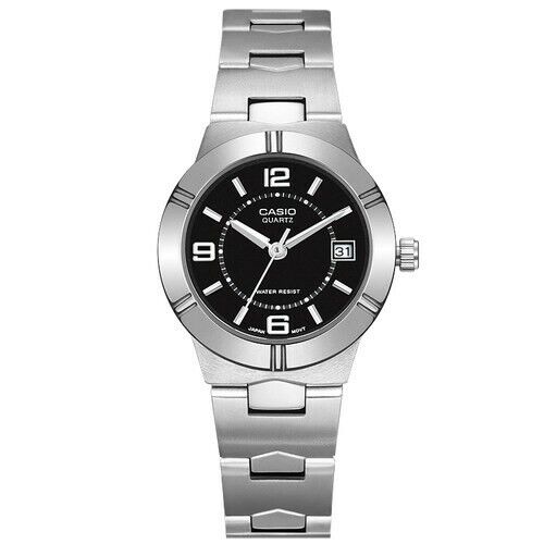 Montre Casio en acier inoxydable argenté pour femme LTP-1241D-1ADF 