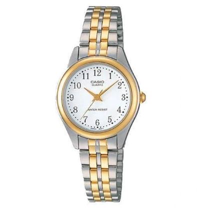 CASIO Montre analogique en acier inoxydable pour femme LTP-1129G-7BRDF