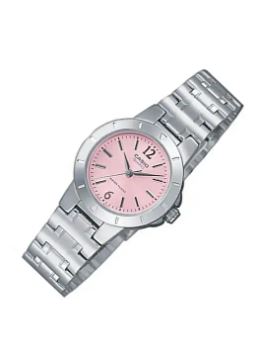 Montre analogique en acier inoxydable pour femme LTP-1177A-4A1DF