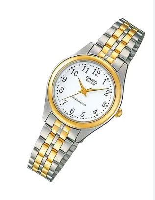 CASIO Montre analogique en acier inoxydable pour femme LTP-1129G-7BRDF