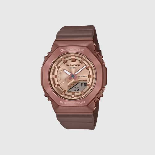 GM-S2100BR-5ADR - MONTRE À QUARTZ NUMÉRIQUE ANALOGIQUE POUR FEMME CASIO G-SHOCK